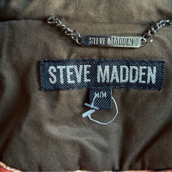 Steve Madden Women's Cotton Anorak with Zip Pockets- Size Medium - Picture 10 of 16